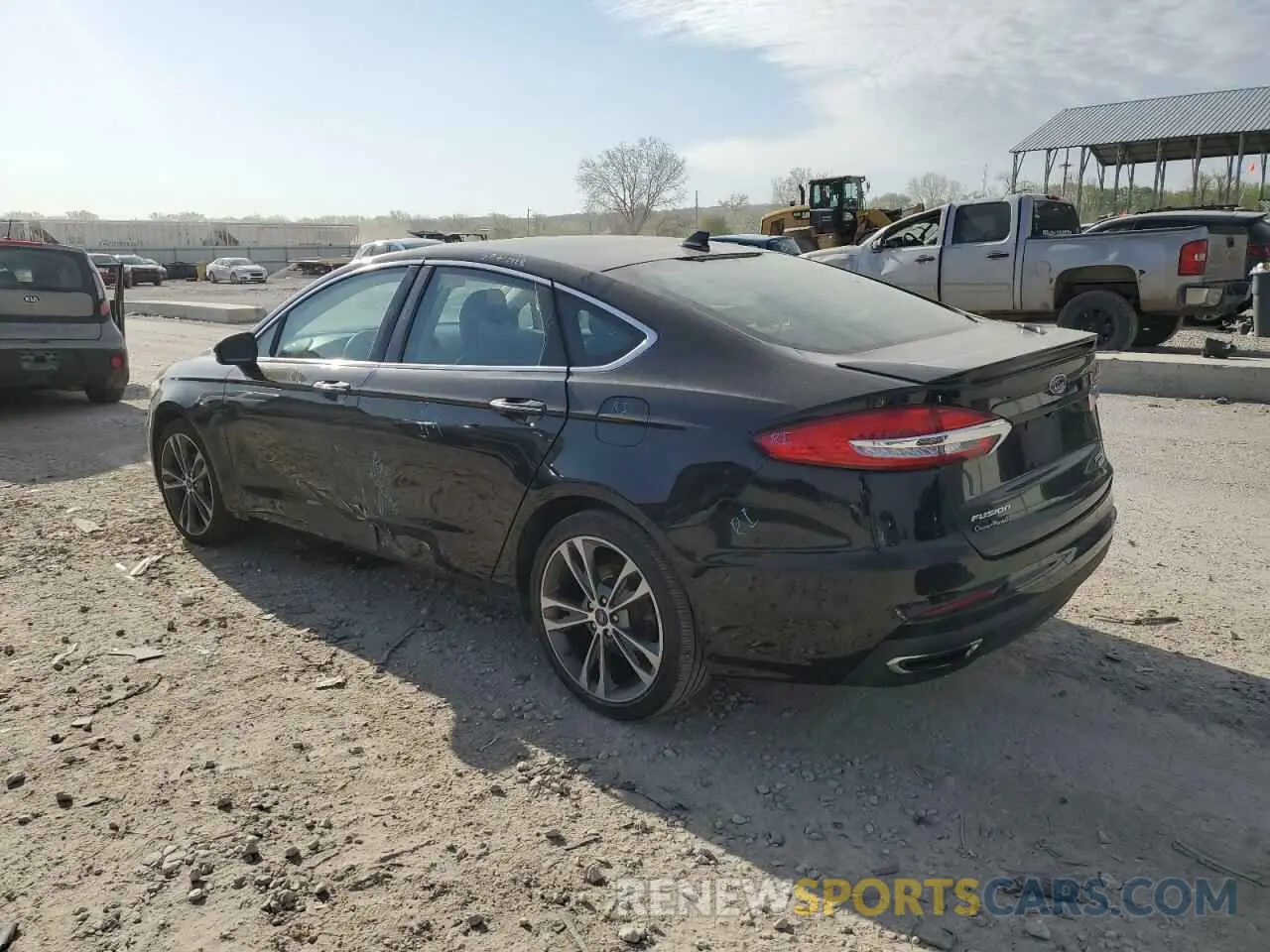 2 Фотография поврежденного автомобиля 3FA6P0K90KR286586 FORD FUSION 2019