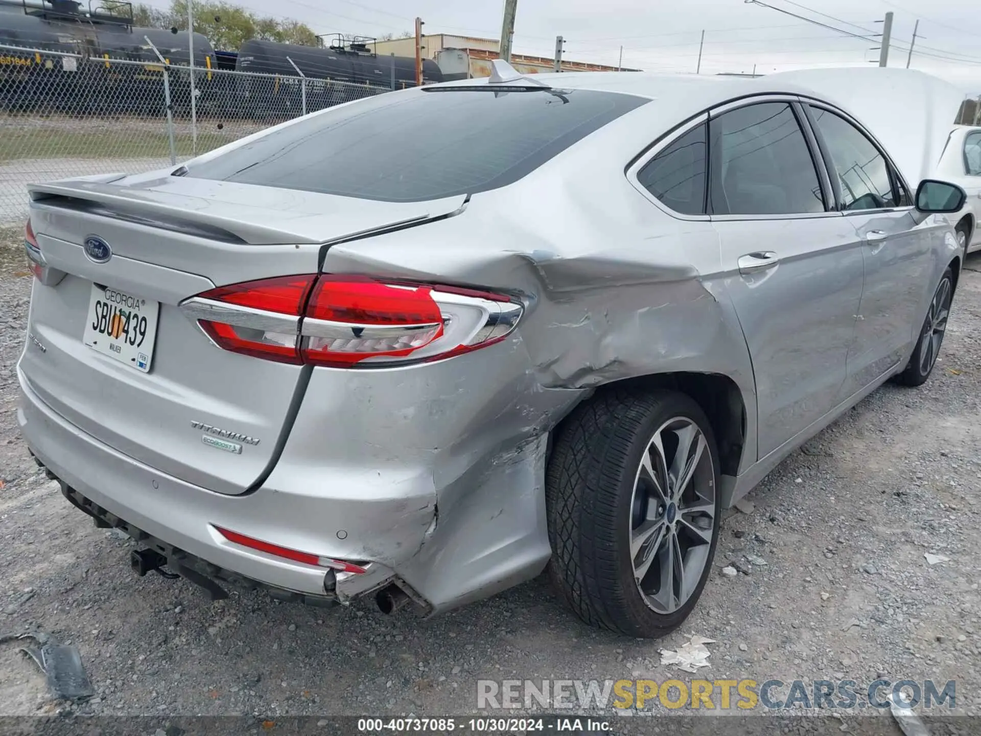 6 Photograph of a damaged car 3FA6P0K96KR120749 FORD FUSION 2019