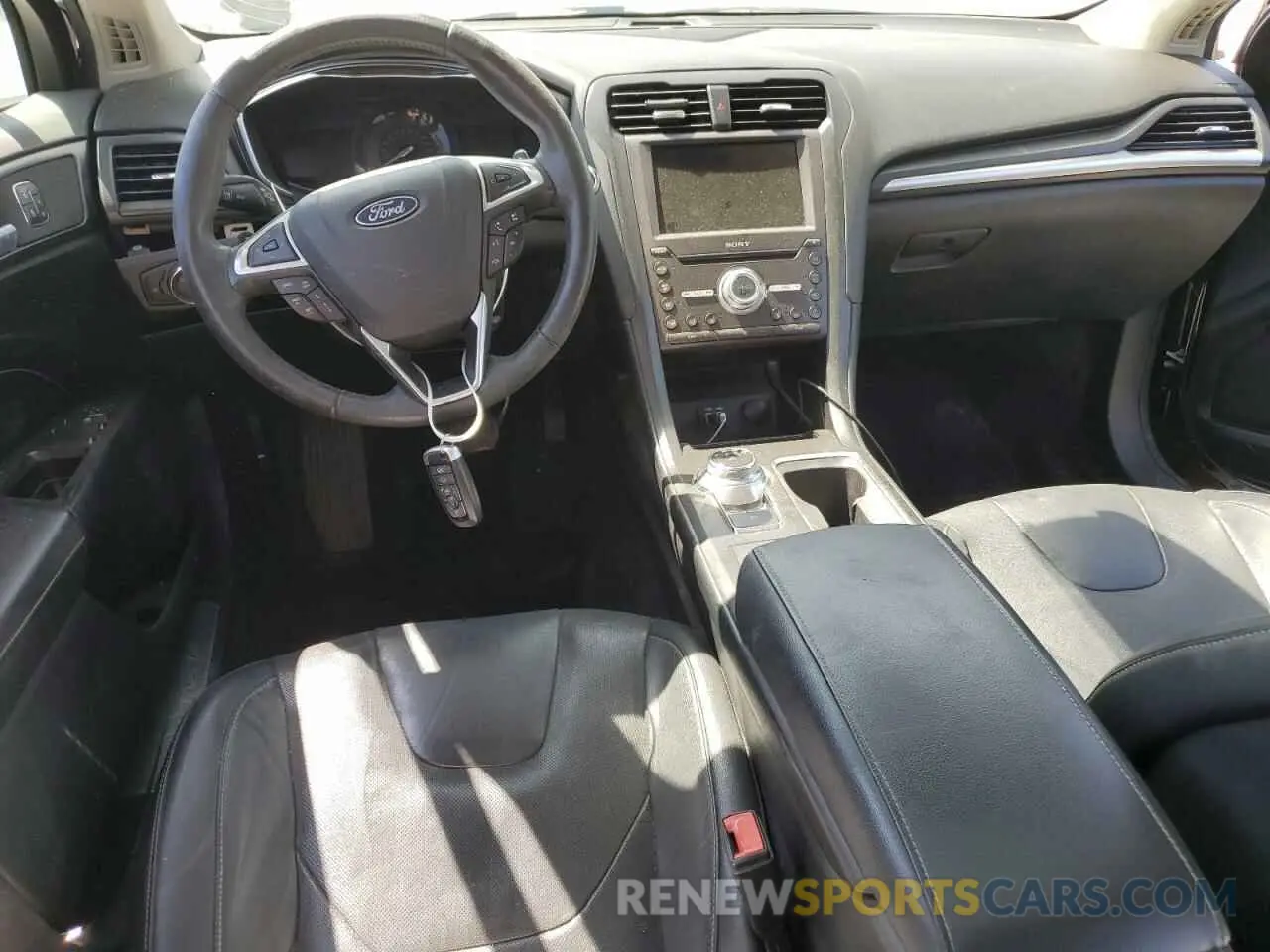 8 Photograph of a damaged car 3FA6P0K97KR121781 FORD FUSION 2019