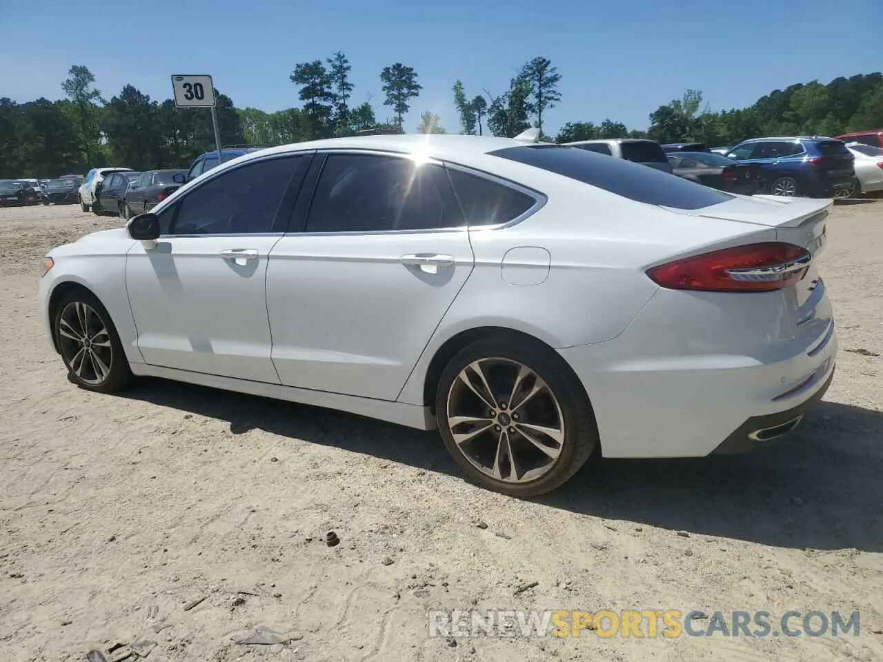 2 Photograph of a damaged car 3FA6P0K98KR233733 FORD FUSION 2019