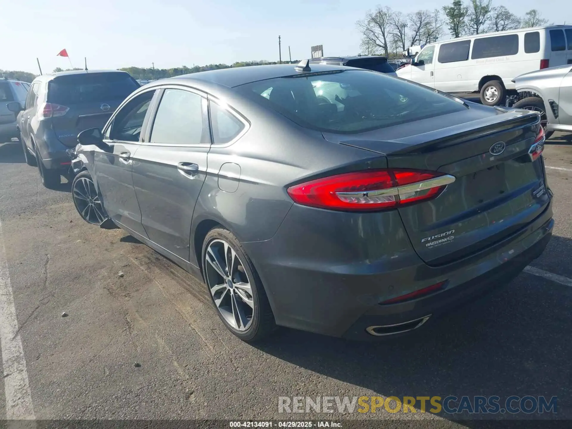 3 Photograph of a damaged car 3FA6P0K99KR279734 FORD FUSION 2019