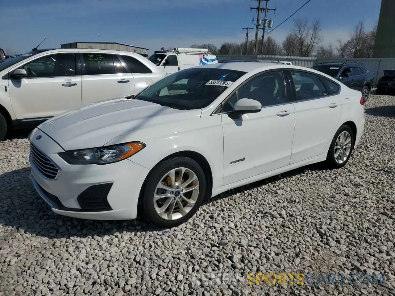 1 Photograph of a damaged car 3FA6P0LU0KR188144 FORD FUSION 2019