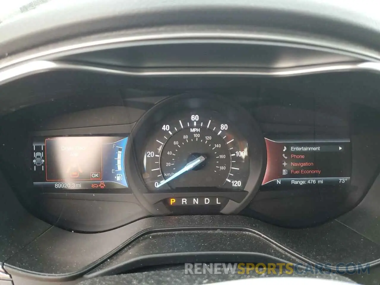 9 Фотография поврежденного автомобиля 3FA6P0LU0KR223507 FORD FUSION 2019