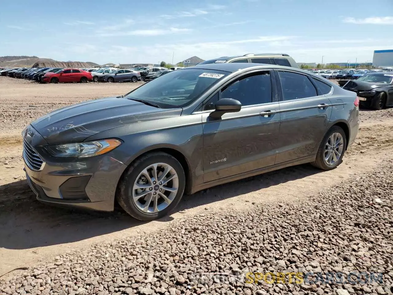 1 Photograph of a damaged car 3FA6P0LU2KR106477 FORD FUSION 2019