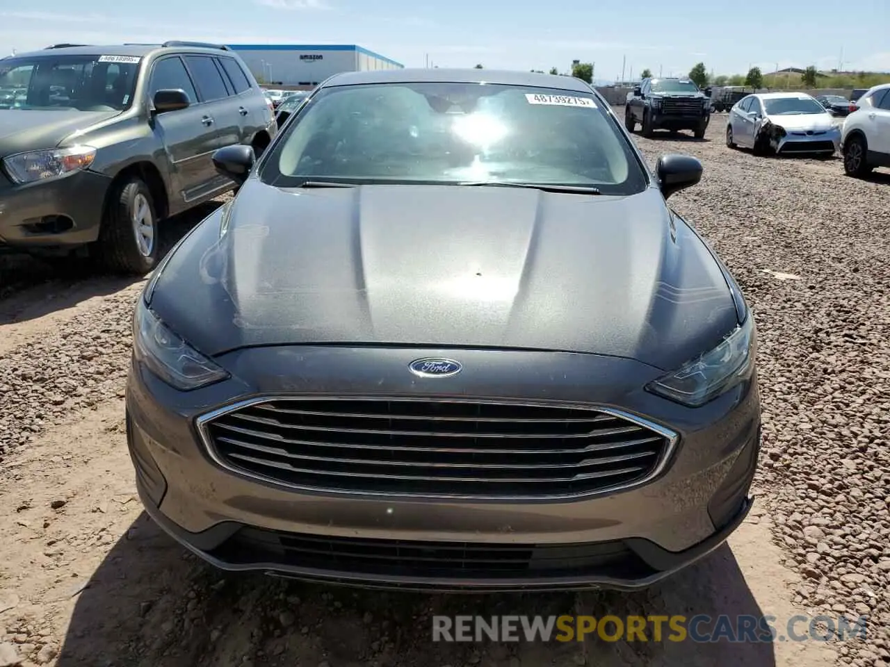 5 Photograph of a damaged car 3FA6P0LU2KR106477 FORD FUSION 2019