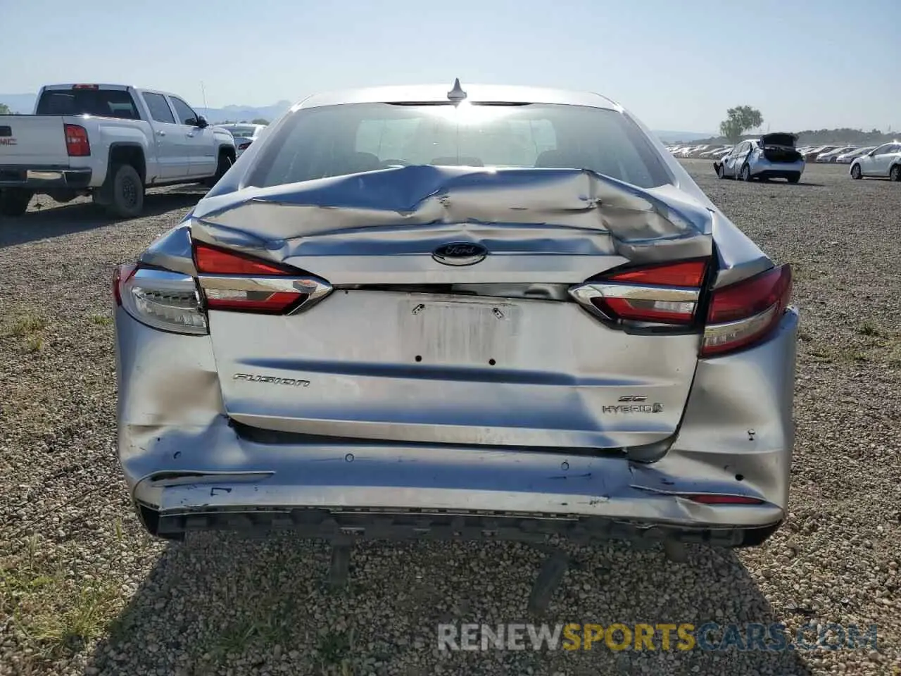 6 Photograph of a damaged car 3FA6P0LU2KR121335 FORD FUSION 2019