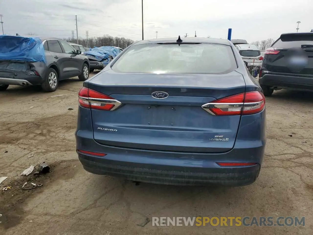 6 Фотография поврежденного автомобиля 3FA6P0LU2KR168154 FORD FUSION 2019