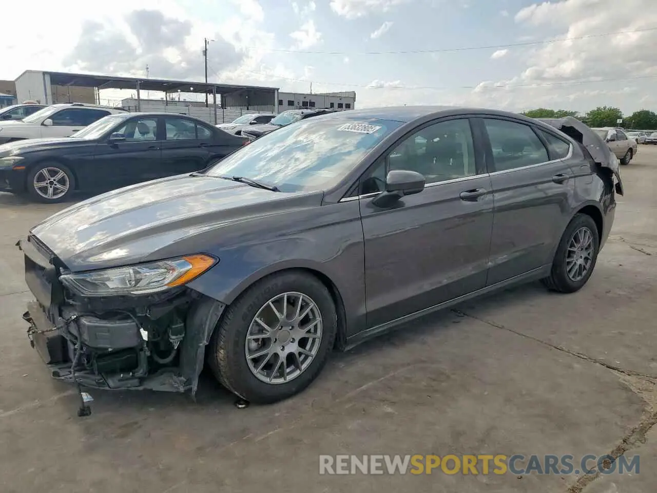 1 Photograph of a damaged car 3FA6P0LU2KR207325 FORD FUSION 2019
