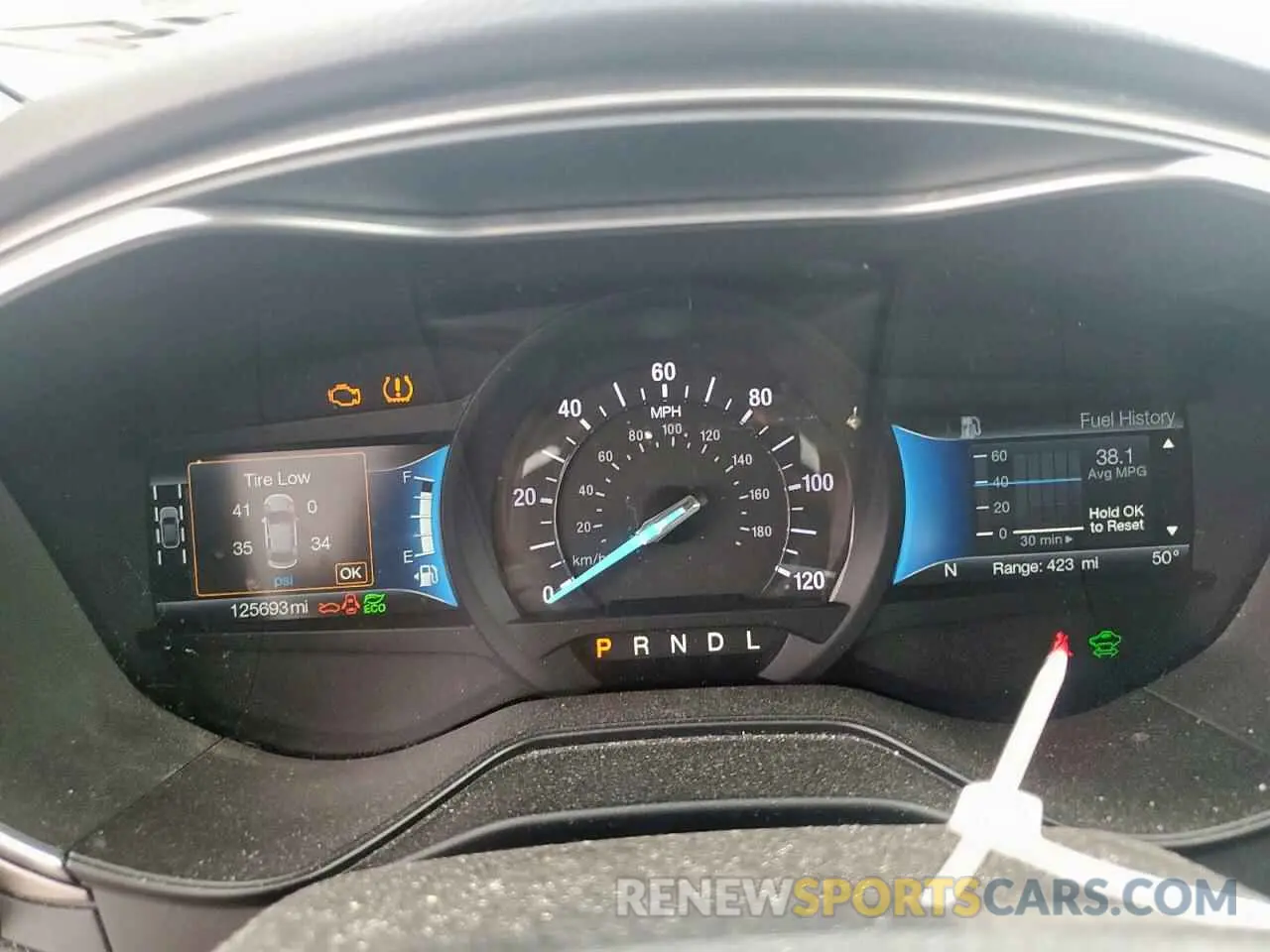 9 Photograph of a damaged car 3FA6P0LU2KR207325 FORD FUSION 2019
