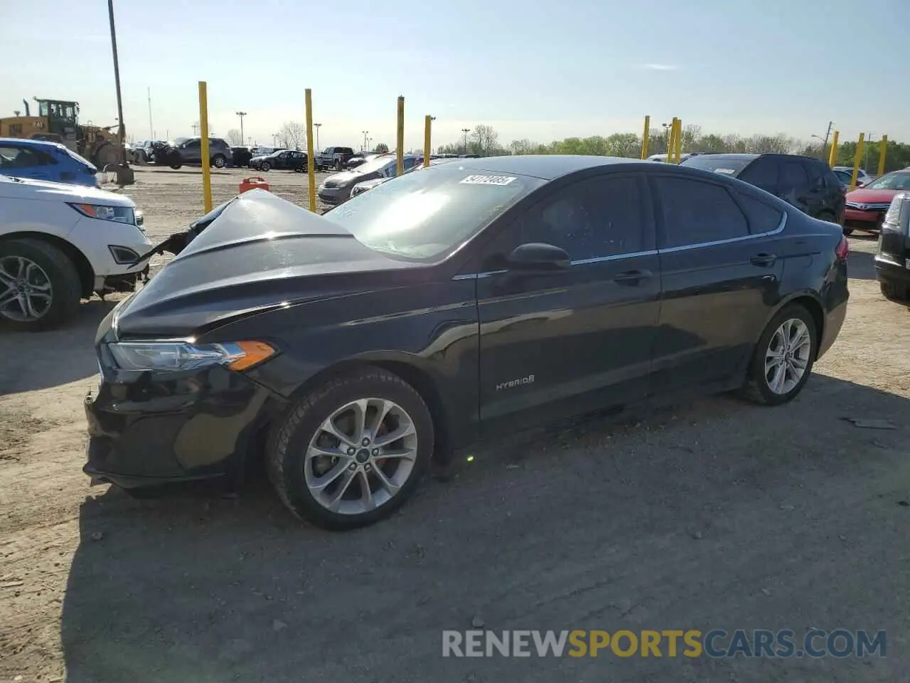 1 Photograph of a damaged car 3FA6P0LU3KR183097 FORD FUSION 2019