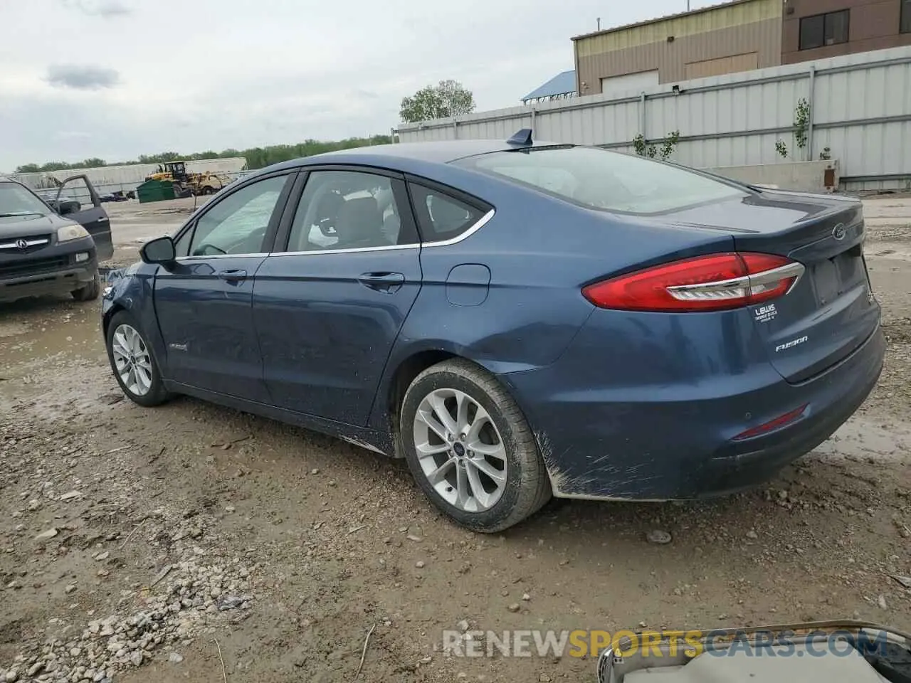2 Фотография поврежденного автомобиля 3FA6P0LU3KR241029 FORD FUSION 2019