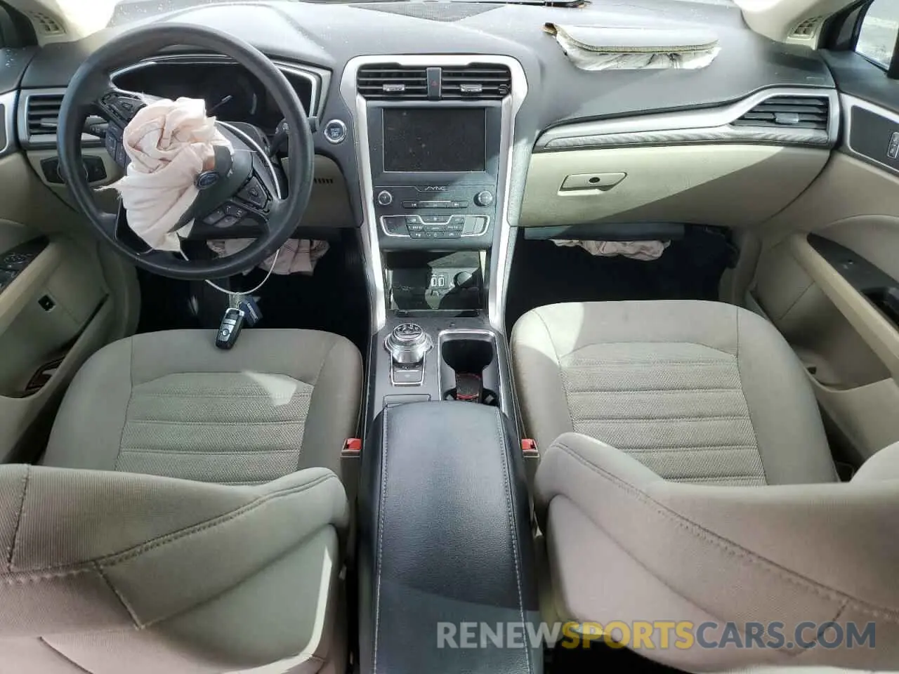8 Photograph of a damaged car 3FA6P0LU4KR277683 FORD FUSION 2019