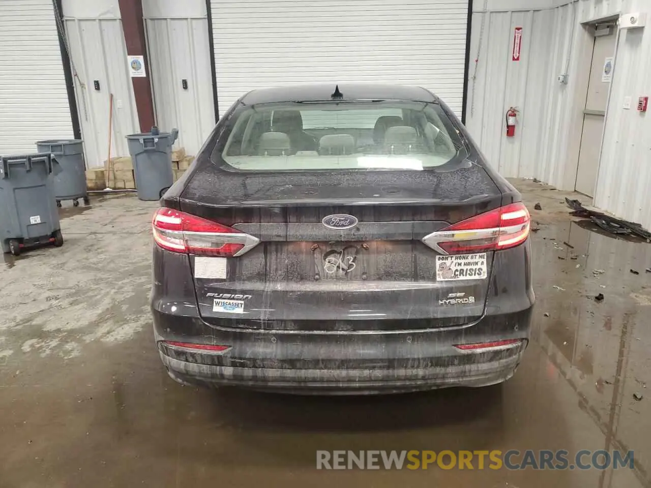 6 Photograph of a damaged car 3FA6P0LU6KR100813 FORD FUSION 2019