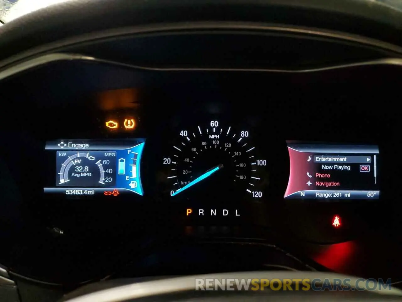 9 Фотография поврежденного автомобиля 3FA6P0LU7KR167615 FORD FUSION 2019