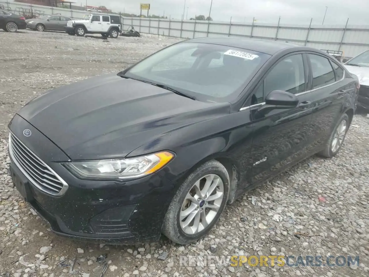 1 Photograph of a damaged car 3FA6P0LU7KR205263 FORD FUSION 2019