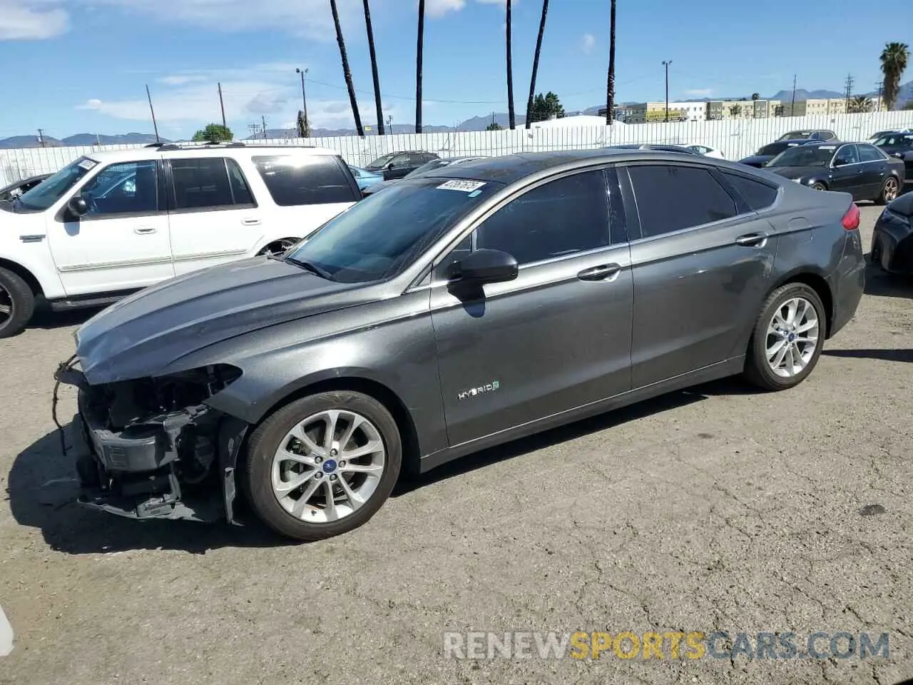1 Photograph of a damaged car 3FA6P0LU7KR208809 FORD FUSION 2019