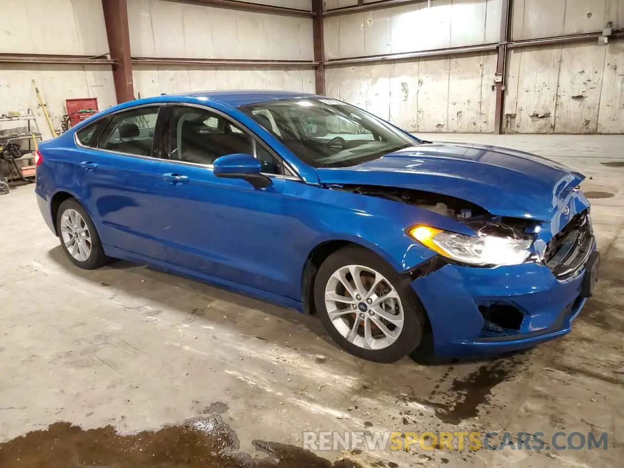 4 Фотография поврежденного автомобиля 3FA6P0LU9KR258773 FORD FUSION 2019