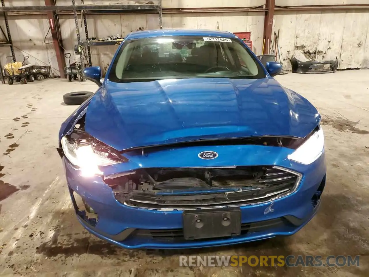5 Фотография поврежденного автомобиля 3FA6P0LU9KR258773 FORD FUSION 2019