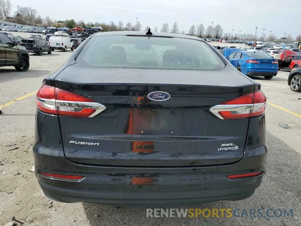6 Фотография поврежденного автомобиля 3FA6P0MU3KR180750 FORD FUSION 2019