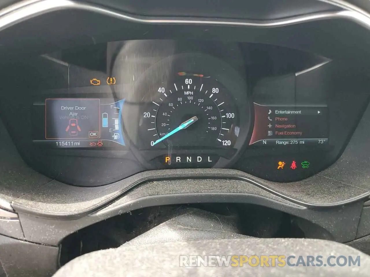 9 Фотография поврежденного автомобиля 3FA6P0MU3KR180750 FORD FUSION 2019