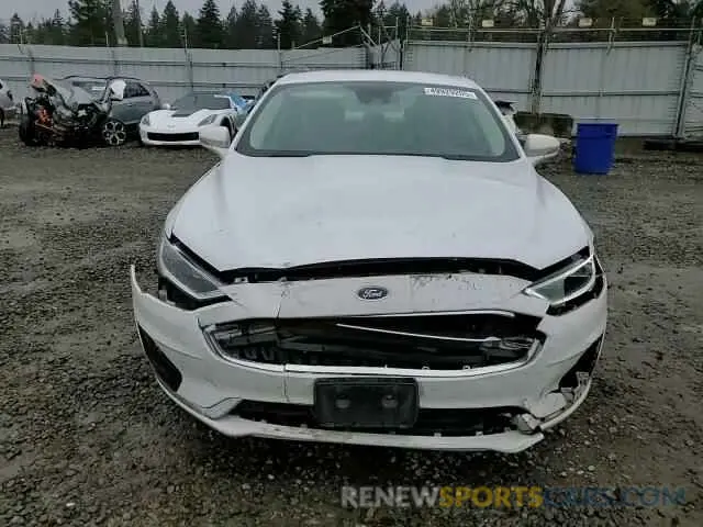 10 Photograph of a damaged car 3FA6P0MU7KR256387 FORD FUSION 2019