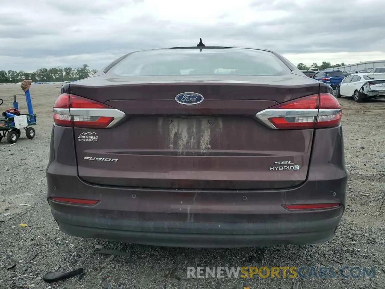 6 Фотография поврежденного автомобиля 3FA6P0MU9KR137126 FORD FUSION 2019