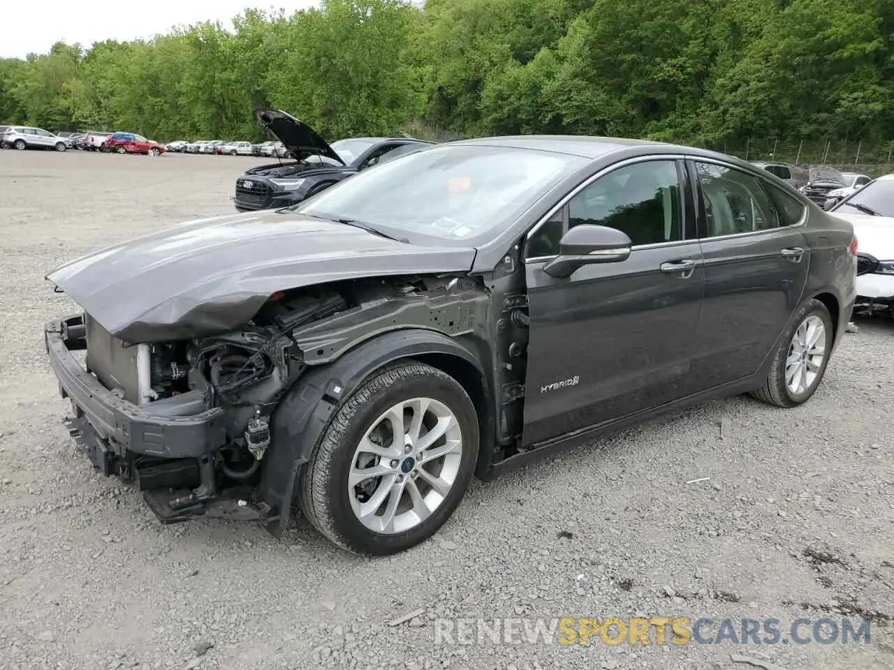 1 Photograph of a damaged car 3FA6P0MU9KR157604 FORD FUSION 2019