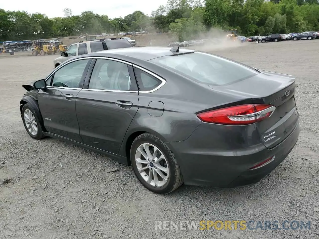 2 Photograph of a damaged car 3FA6P0MU9KR157604 FORD FUSION 2019