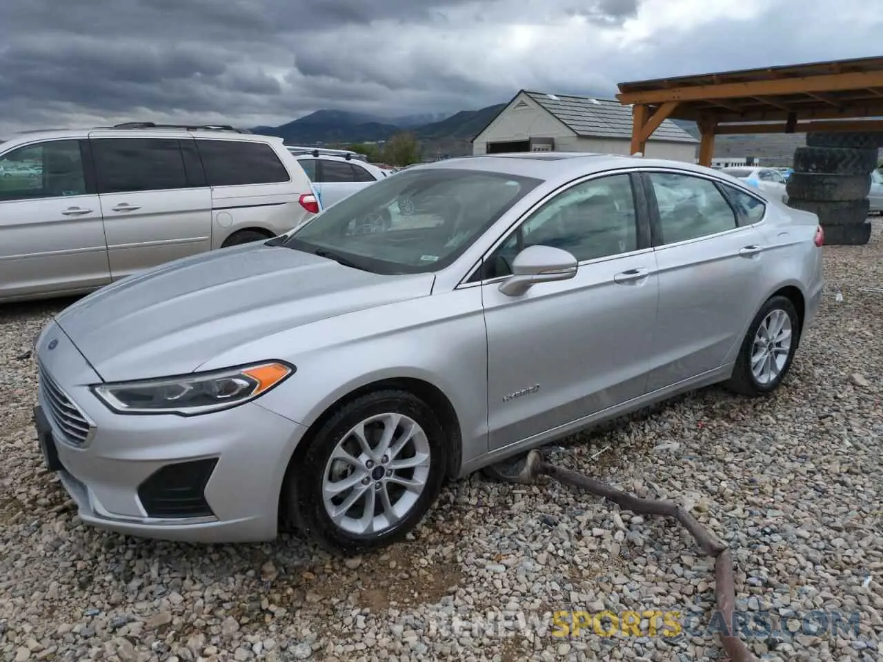 1 Photograph of a damaged car 3FA6P0MUXKR257260 FORD FUSION 2019