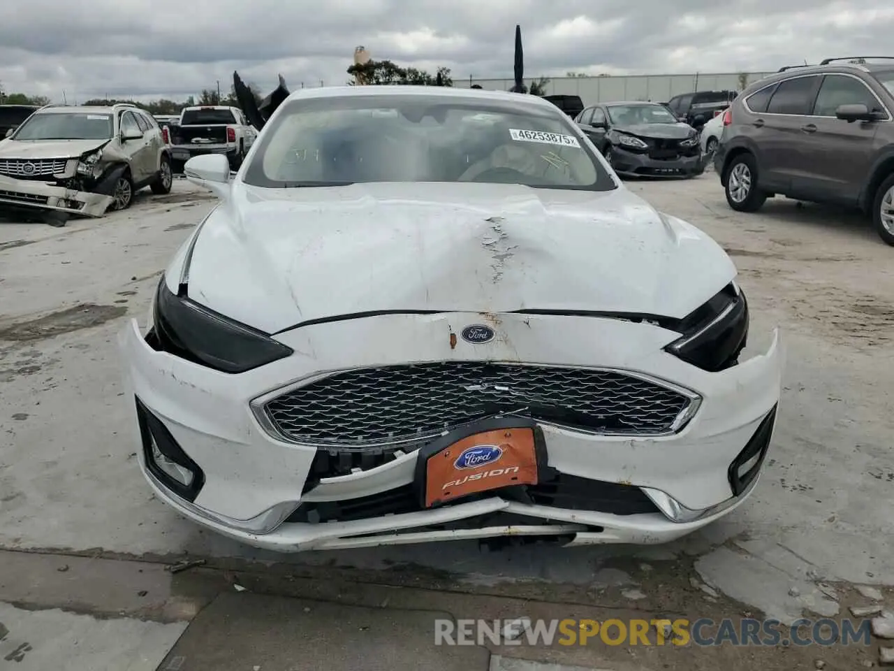 5 Фотография поврежденного автомобиля 3FA6P0RU4KR155929 FORD FUSION 2019