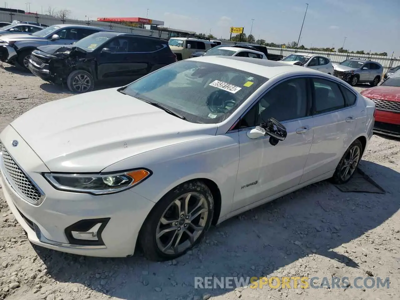1 Photograph of a damaged car 3FA6P0RU5KR277649 FORD FUSION 2019