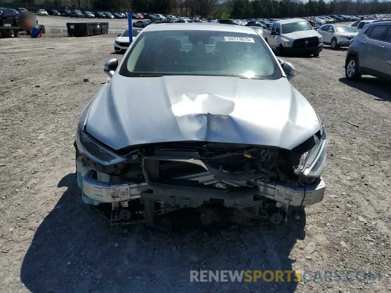 5 Photograph of a damaged car 3FA6P0RU6KR156418 FORD FUSION 2019