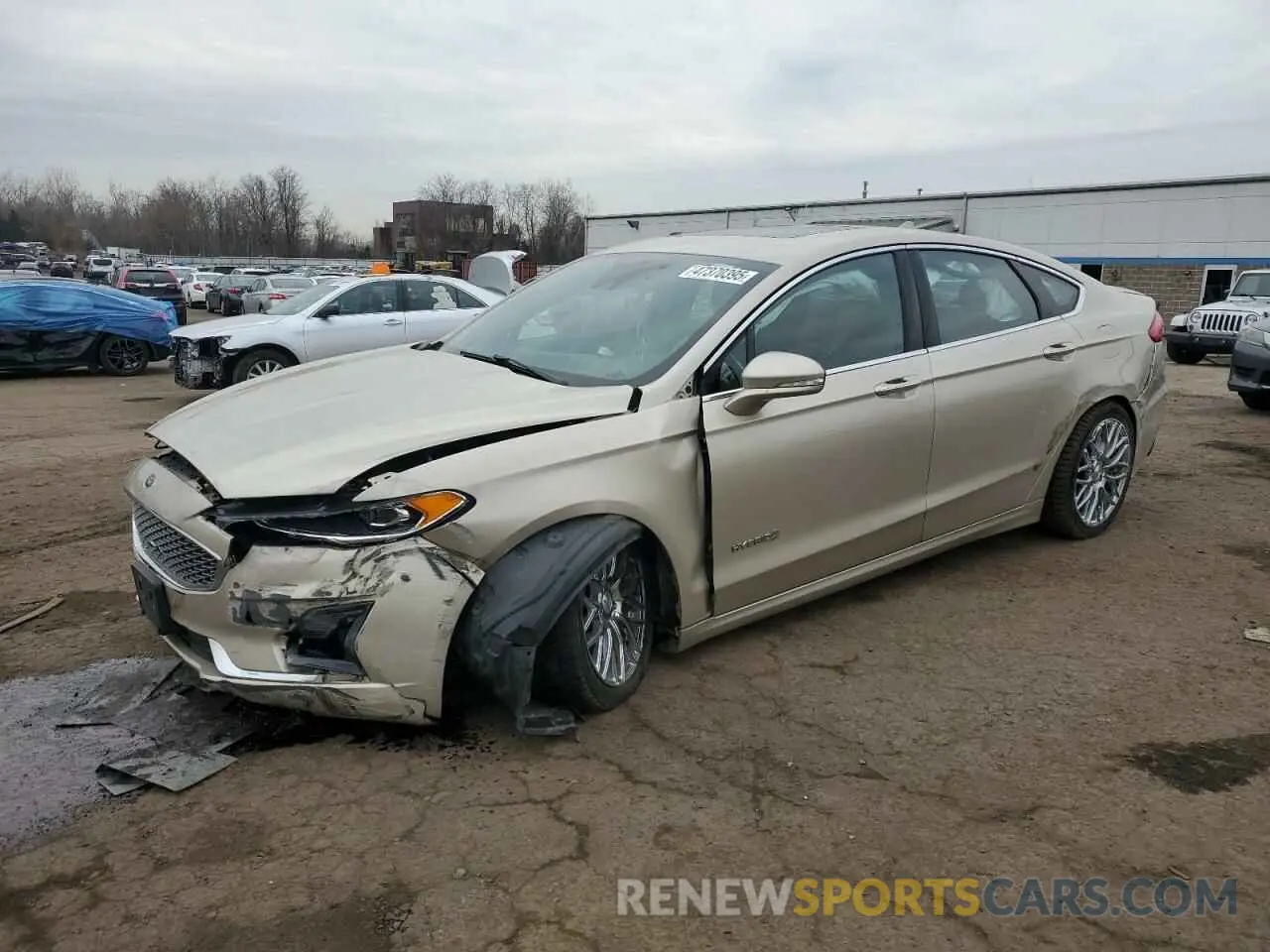 1 Photograph of a damaged car 3FA6P0RU9KR158115 FORD FUSION 2019