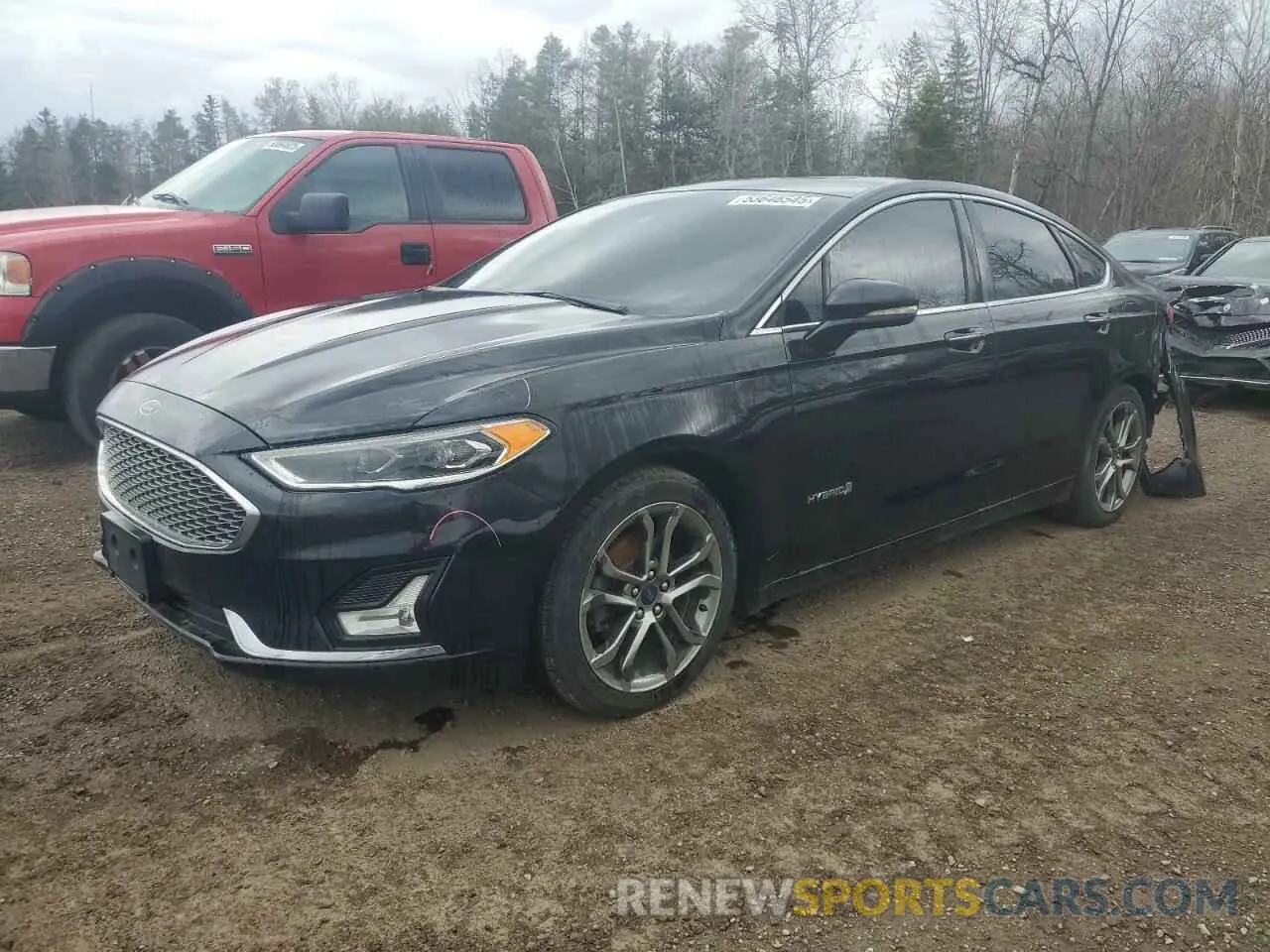 1 Photograph of a damaged car 3FA6P0RUXKR211789 FORD FUSION 2019