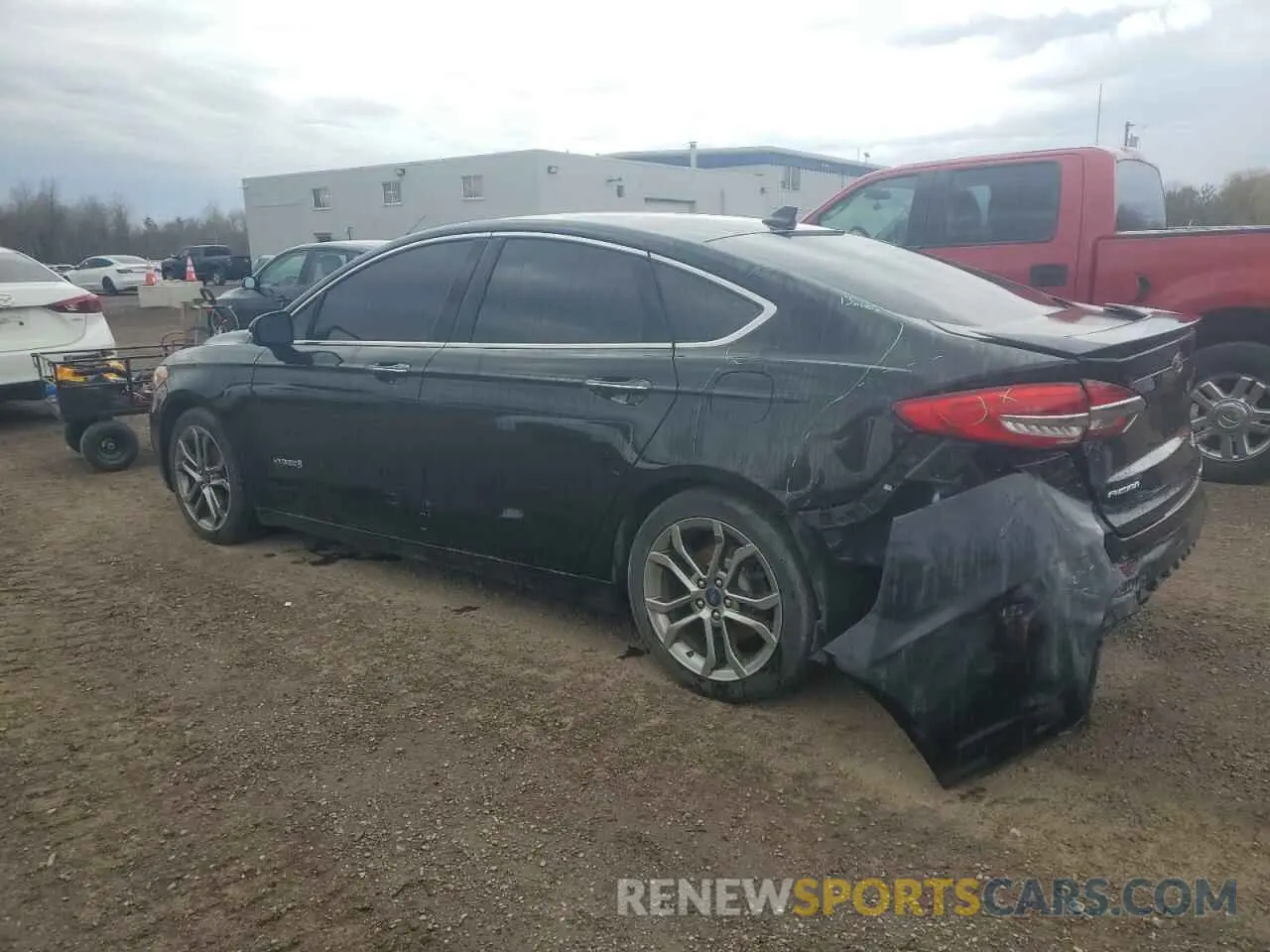 2 Photograph of a damaged car 3FA6P0RUXKR211789 FORD FUSION 2019