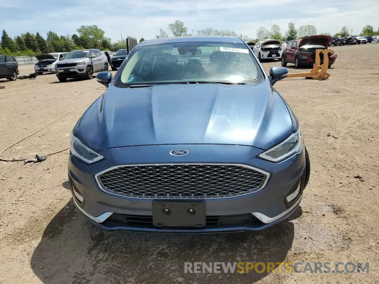 5 Фотография поврежденного автомобиля 3FA6P0SU2KR236244 FORD FUSION 2019