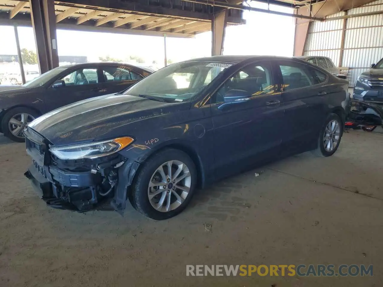 1 Photograph of a damaged car 3FA6P0SU2KR258602 FORD FUSION 2019