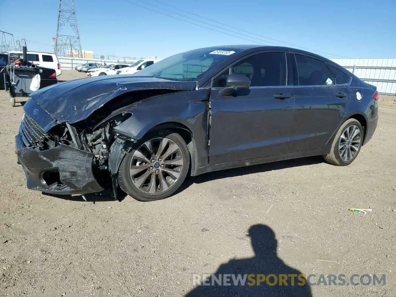 1 Photograph of a damaged car 3FA6P0T90KR172876 FORD FUSION 2019