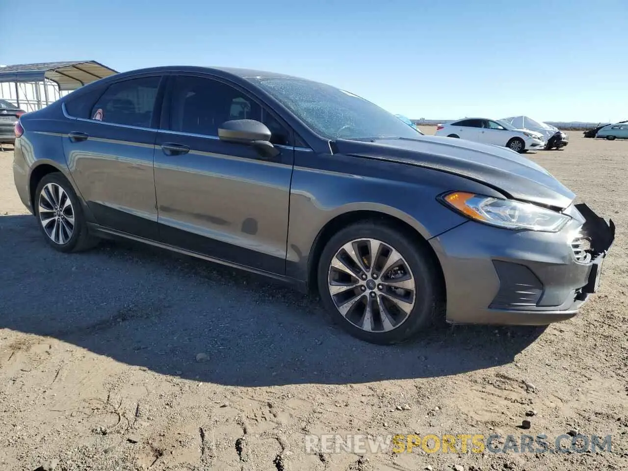 4 Photograph of a damaged car 3FA6P0T90KR172876 FORD FUSION 2019