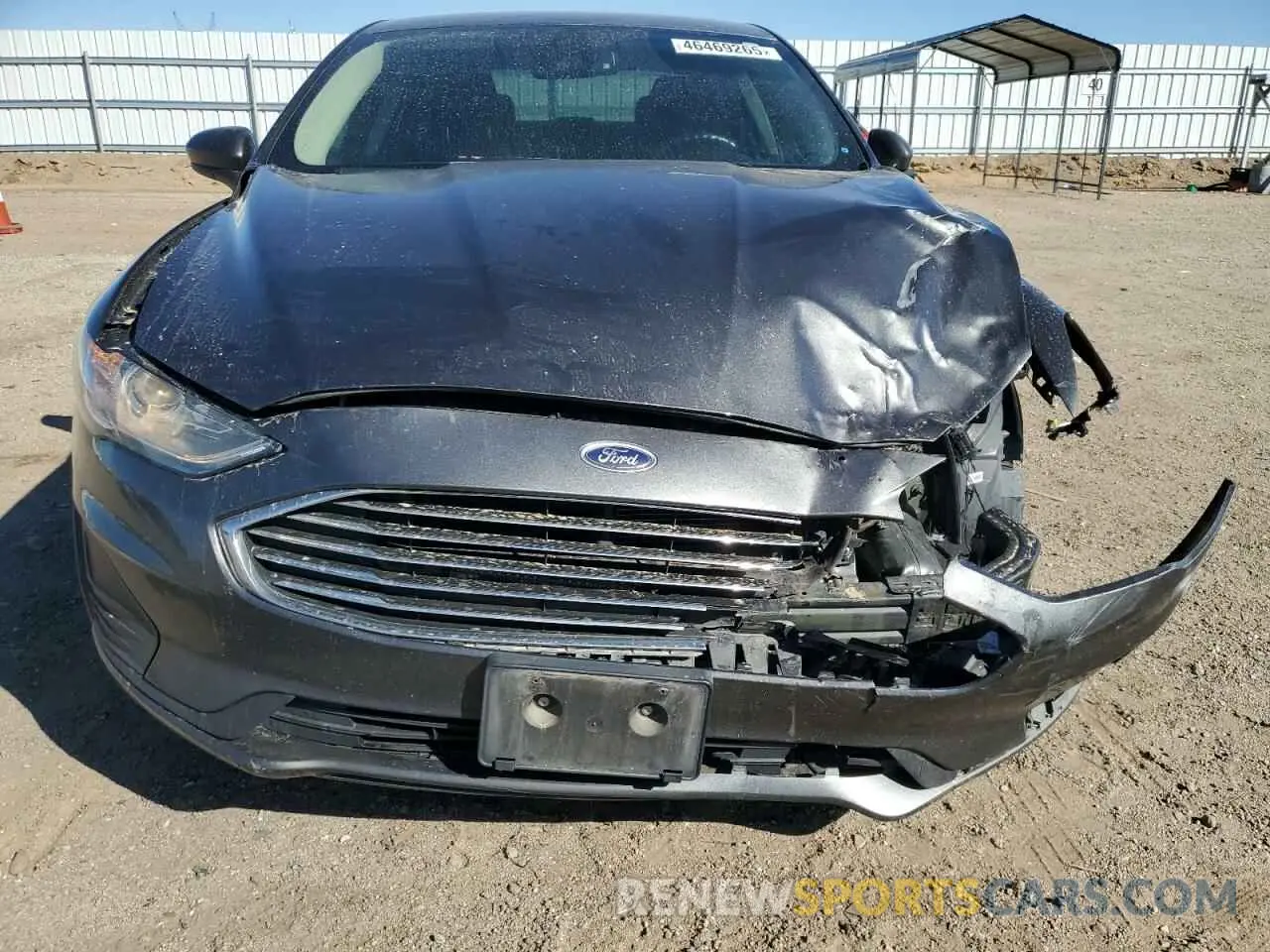5 Photograph of a damaged car 3FA6P0T90KR172876 FORD FUSION 2019
