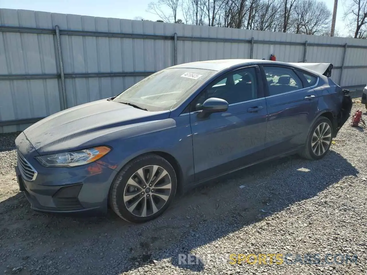 1 Photograph of a damaged car 3FA6P0T90KR260360 FORD FUSION 2019