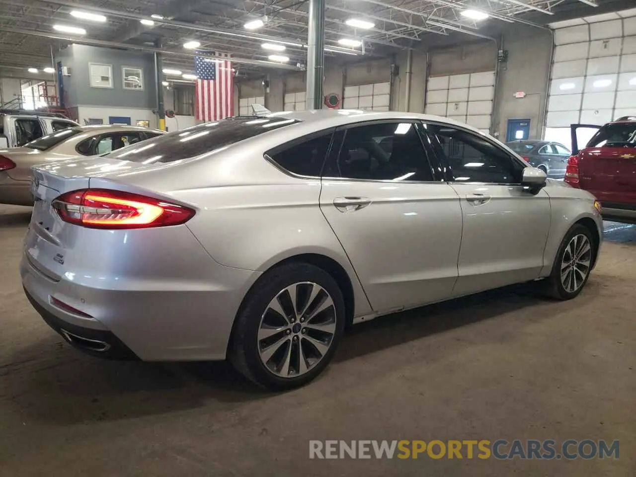 3 Photograph of a damaged car 3FA6P0T92KR264958 FORD FUSION 2019