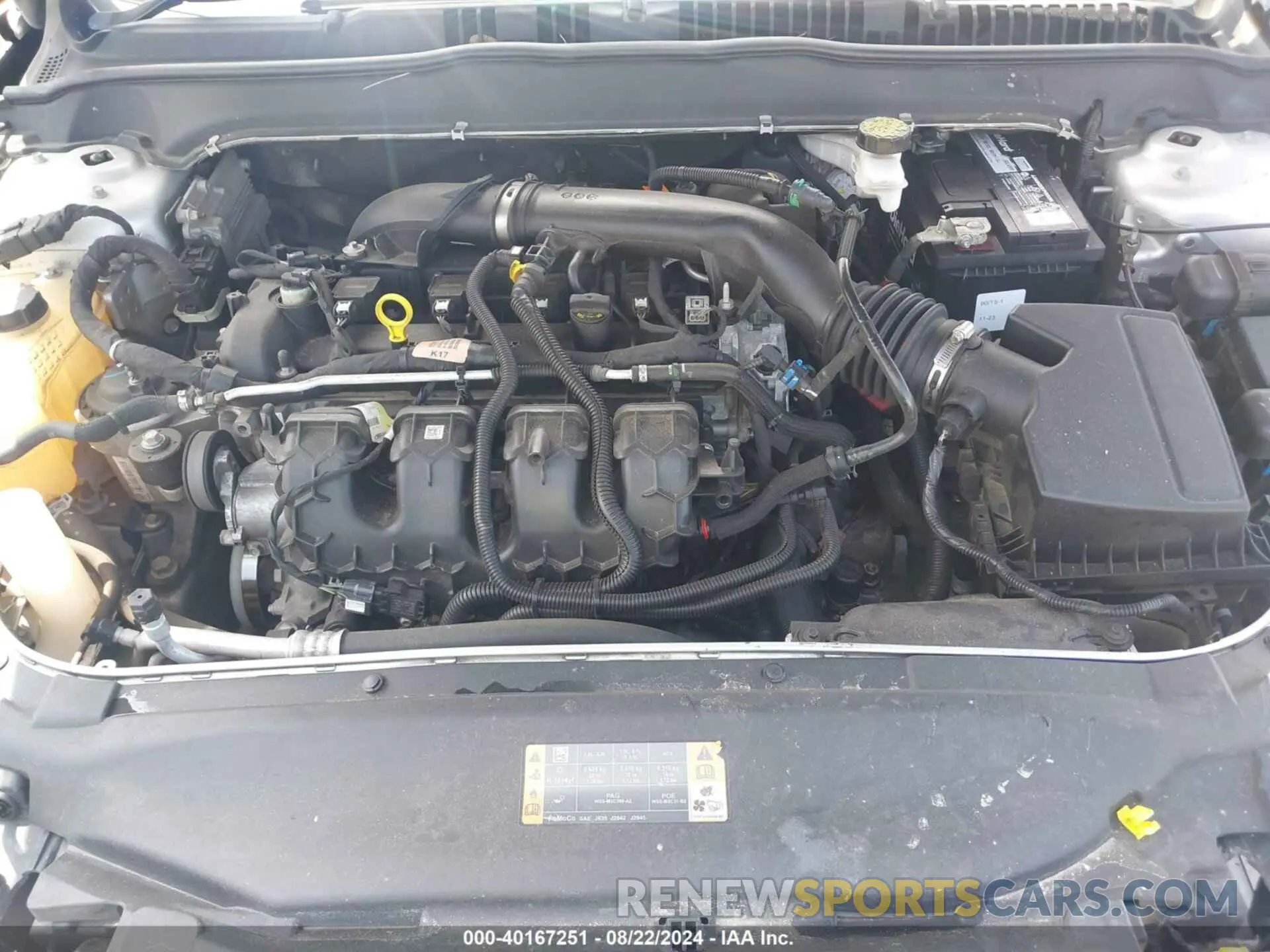 10 Photograph of a damaged car 3FA6P0T96KR269712 FORD FUSION 2019