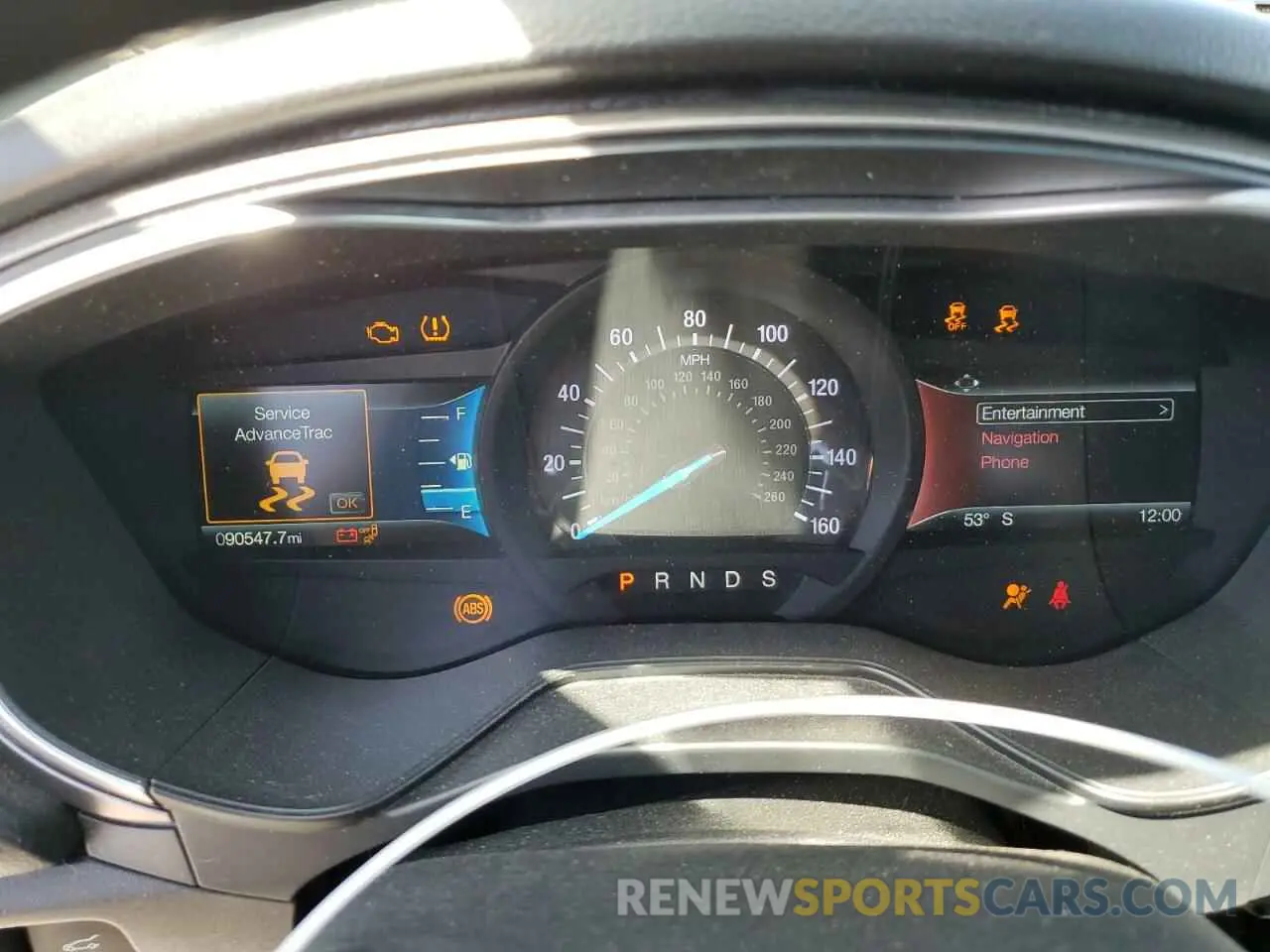 9 Photograph of a damaged car 3FA6P0T97KR232085 FORD FUSION 2019