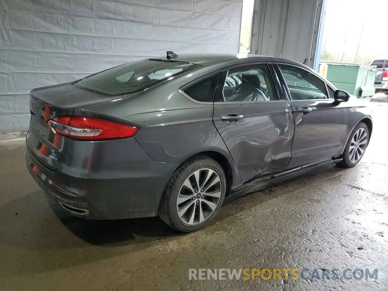 3 Photograph of a damaged car 3FA6P0T98KR191725 FORD FUSION 2019