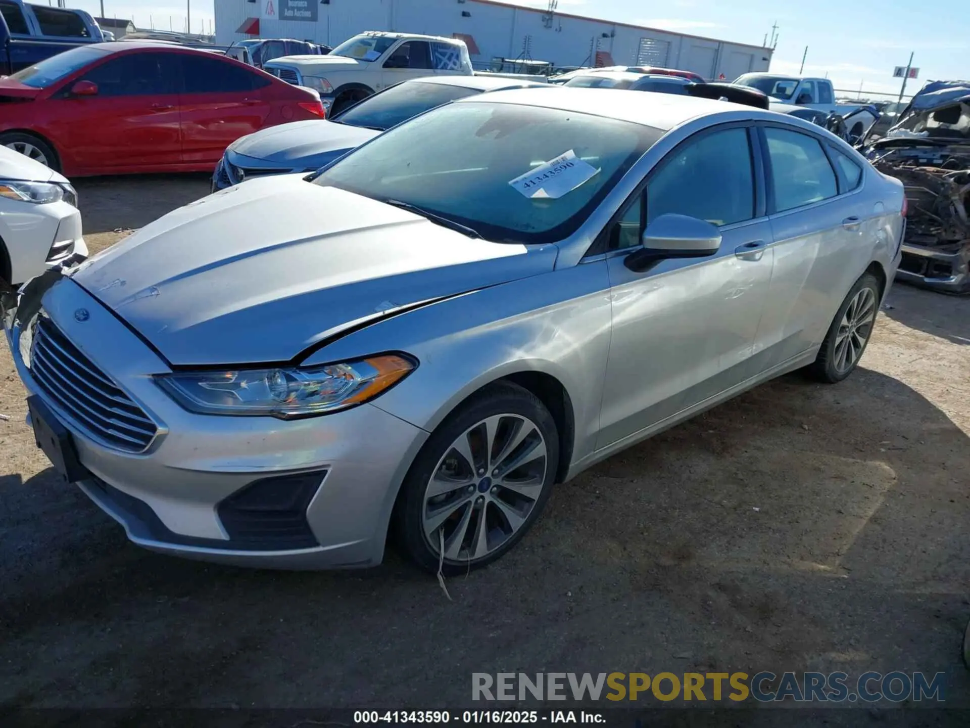 2 Фотография поврежденного автомобиля 3FA6P0T98KR233567 FORD FUSION 2019