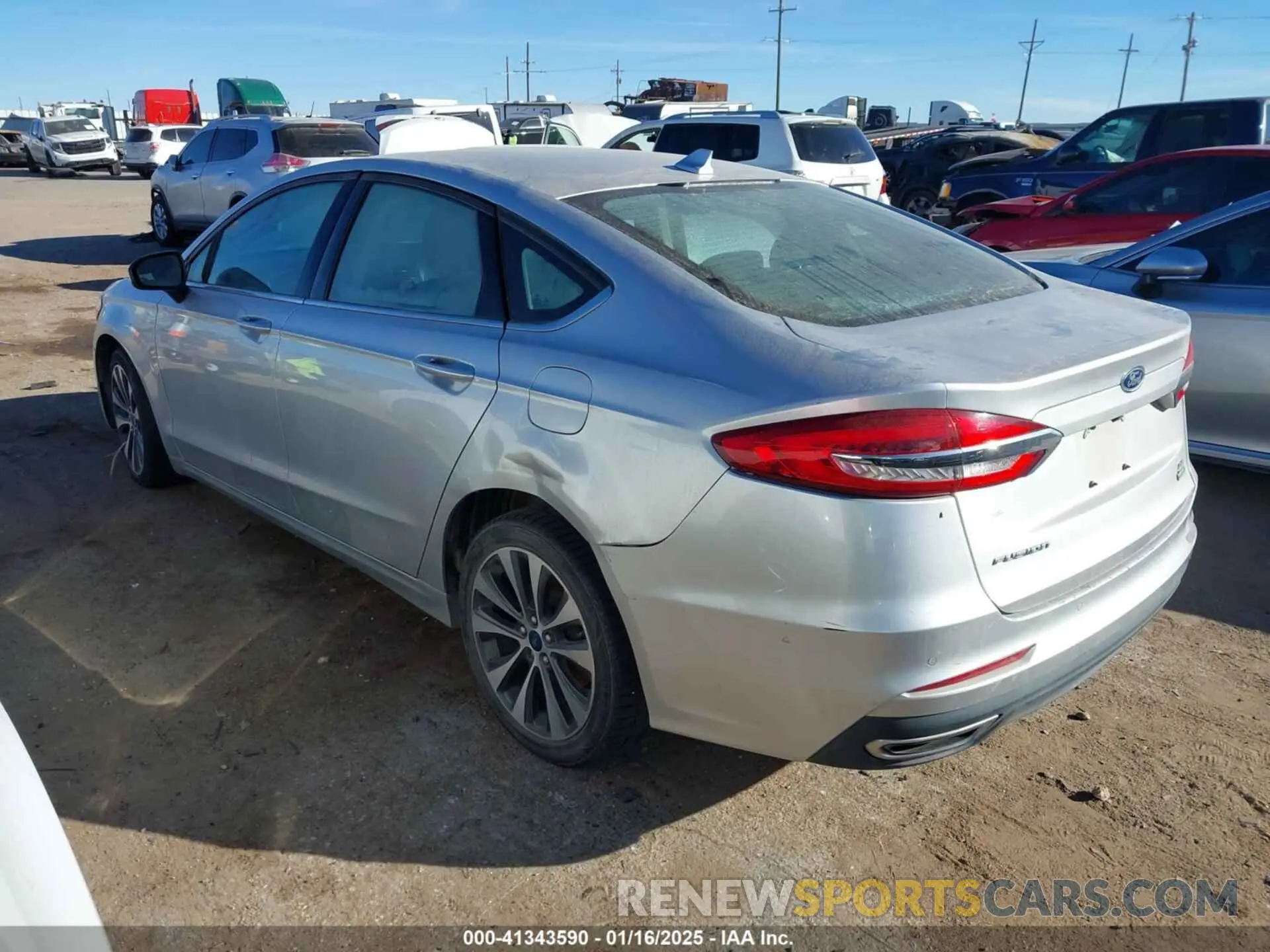 3 Фотография поврежденного автомобиля 3FA6P0T98KR233567 FORD FUSION 2019