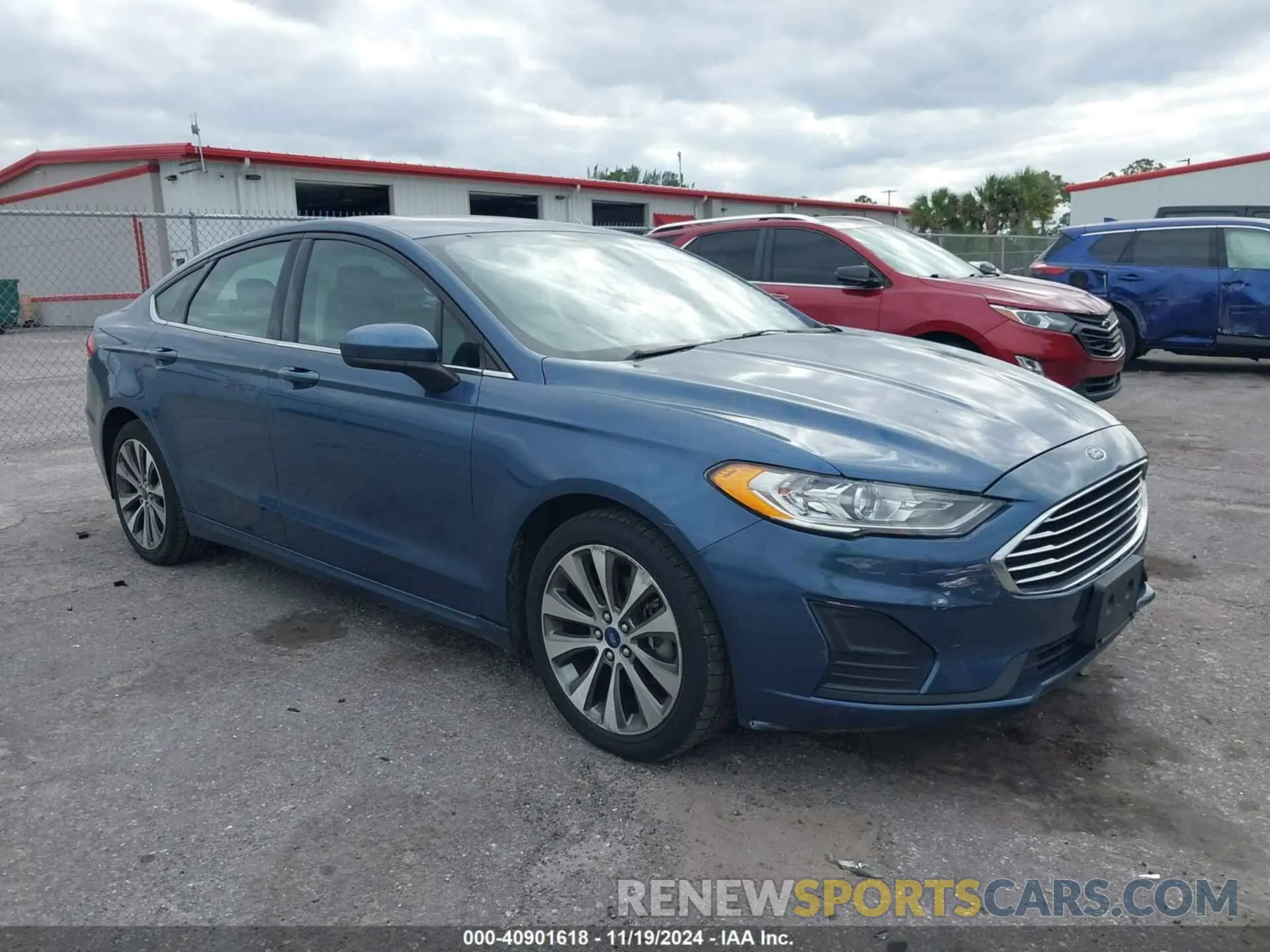1 Photograph of a damaged car 3FA6P0T98KR233861 FORD FUSION 2019