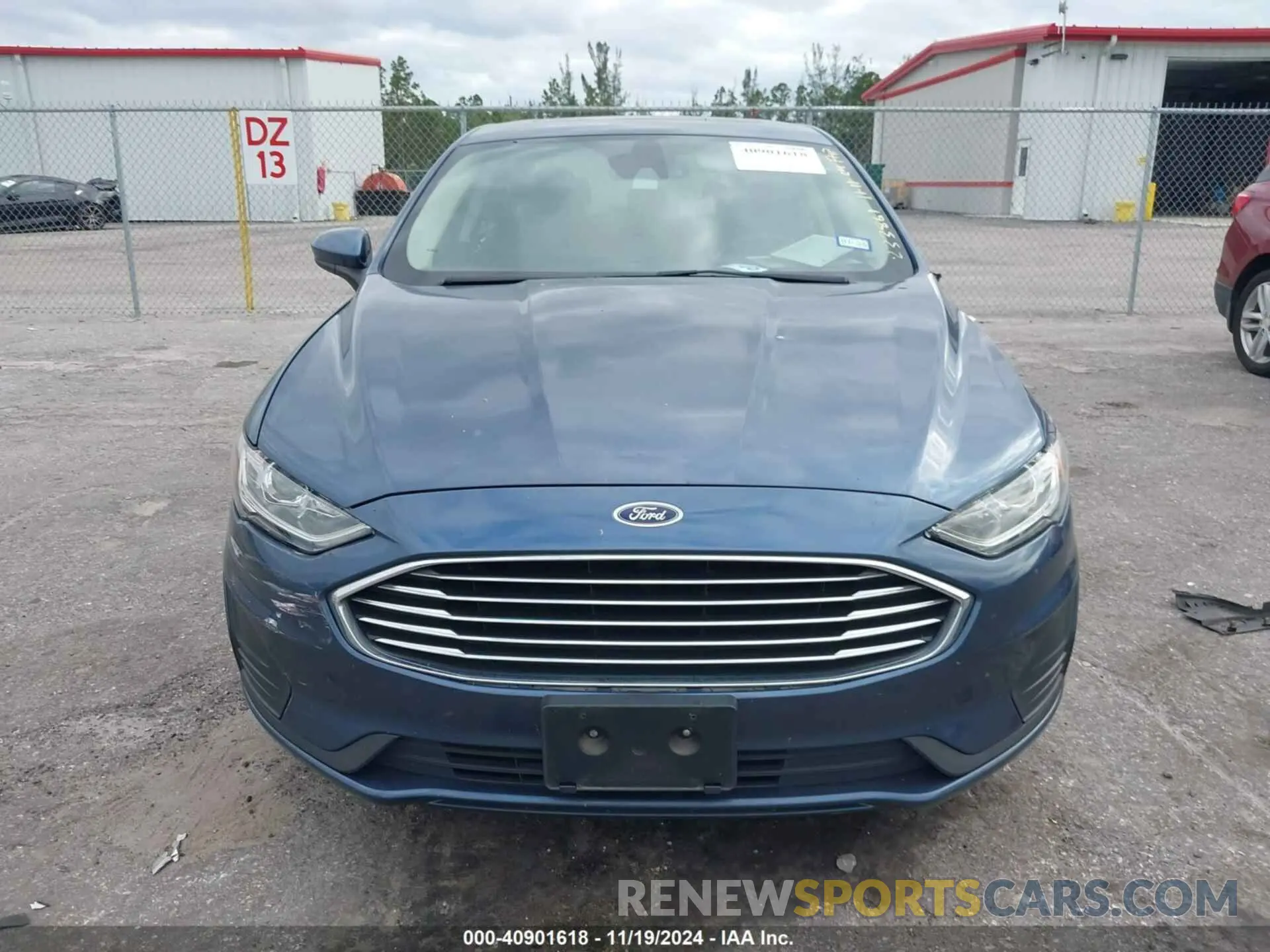 12 Photograph of a damaged car 3FA6P0T98KR233861 FORD FUSION 2019