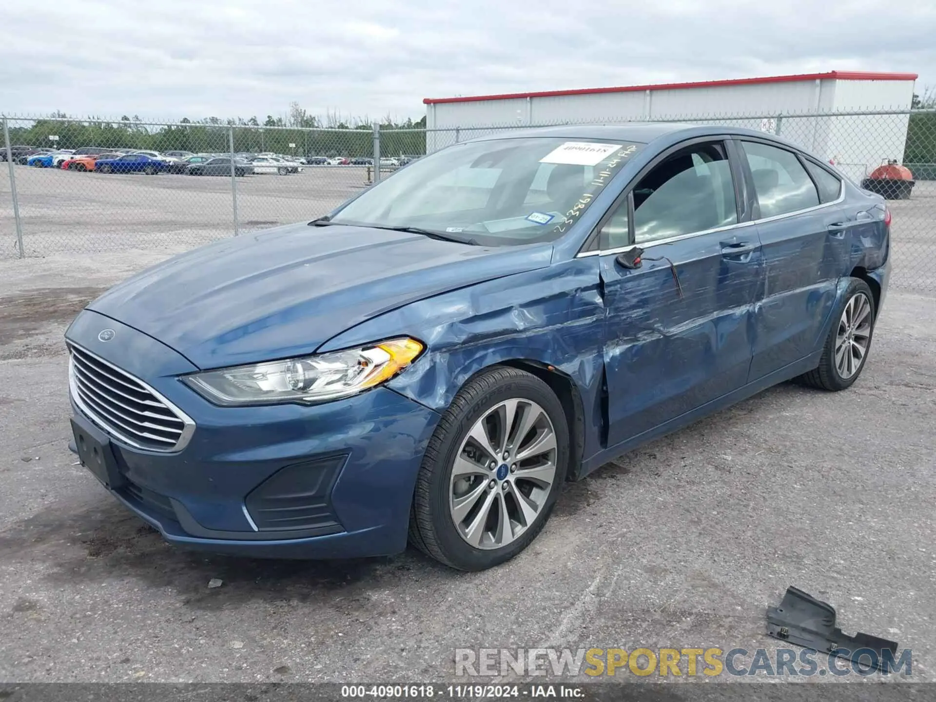 2 Photograph of a damaged car 3FA6P0T98KR233861 FORD FUSION 2019